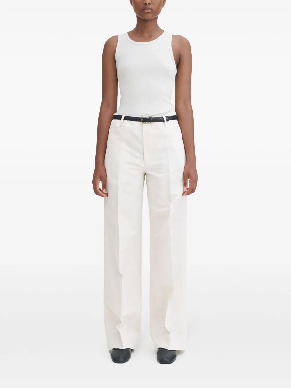 FILIPPA K Relaxed Straight Cotton Linen Pants for Women