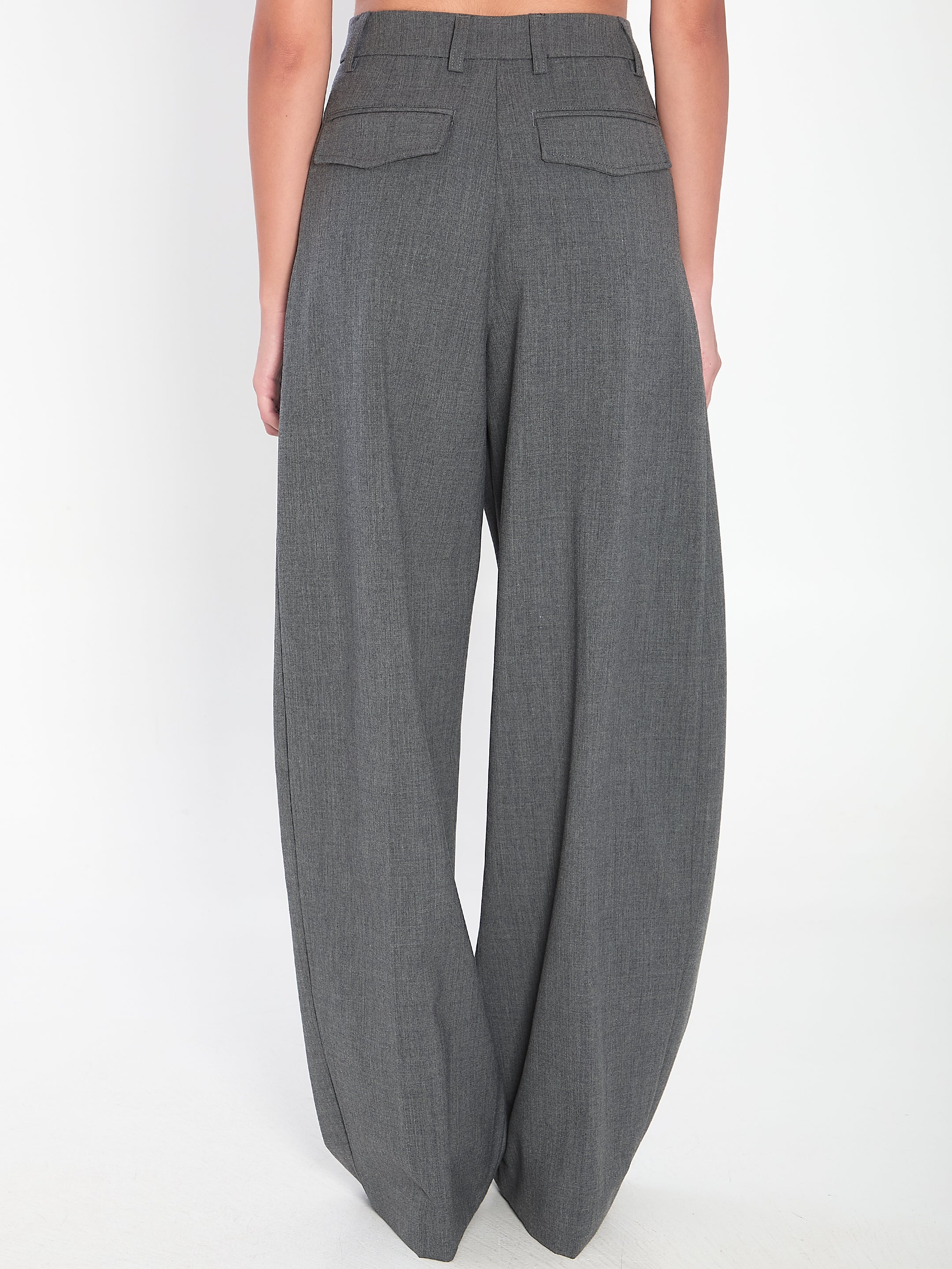 THE LATEST Wide-Leg Trousers with Hidden Closure - Women's Size 40