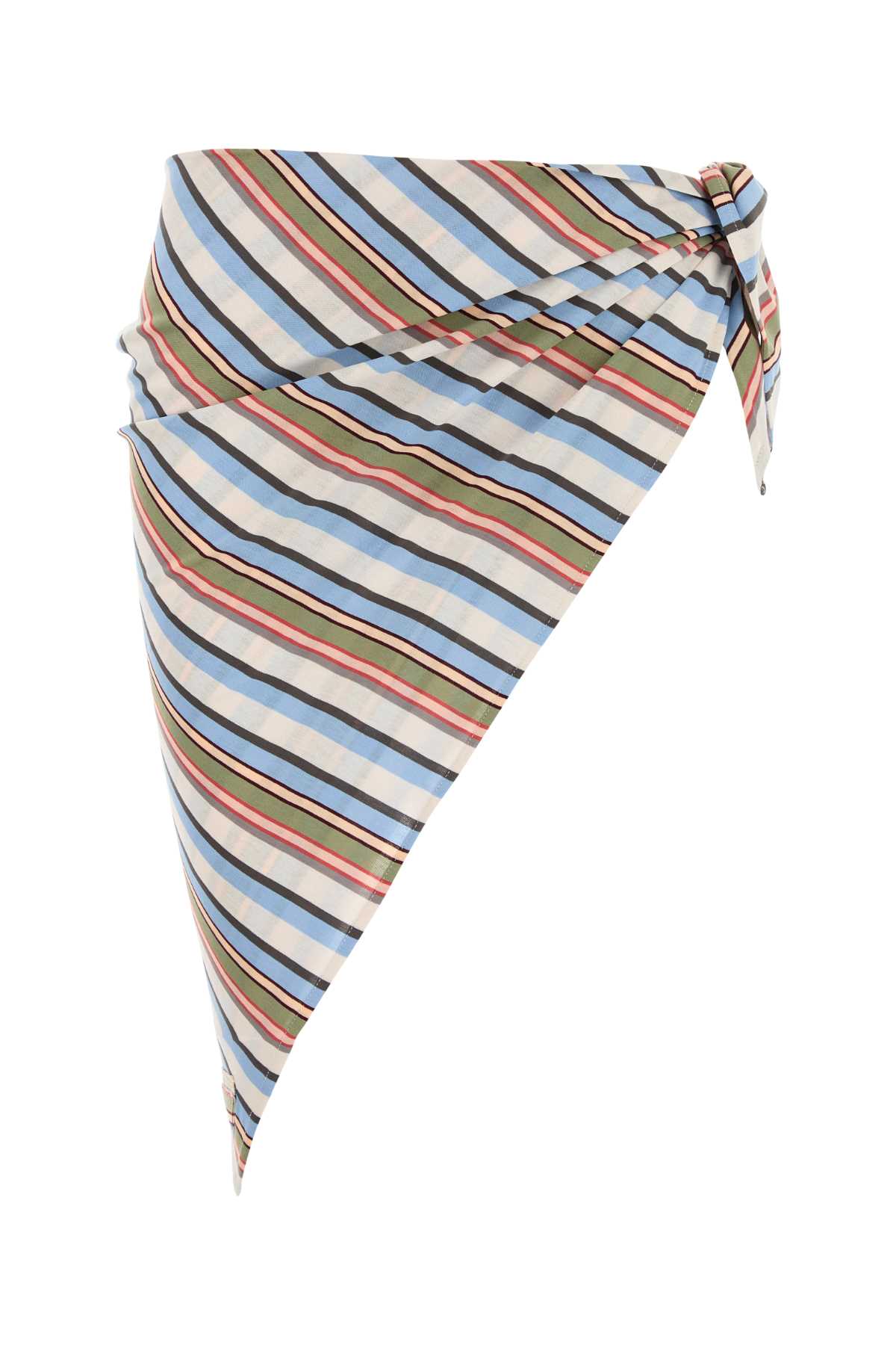 PRADA Embroidered Cotton Sarong Skirt for Women