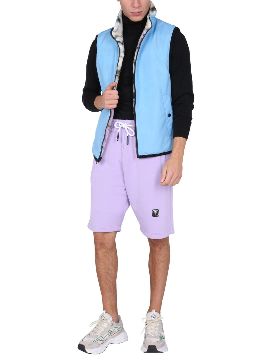 MSGM Fleece Sherpa Vest for Men