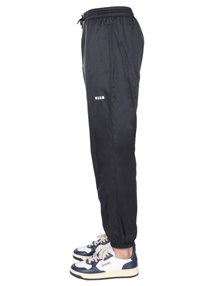 MSGM Stylish Elastic Waist Jogging Pants for Men