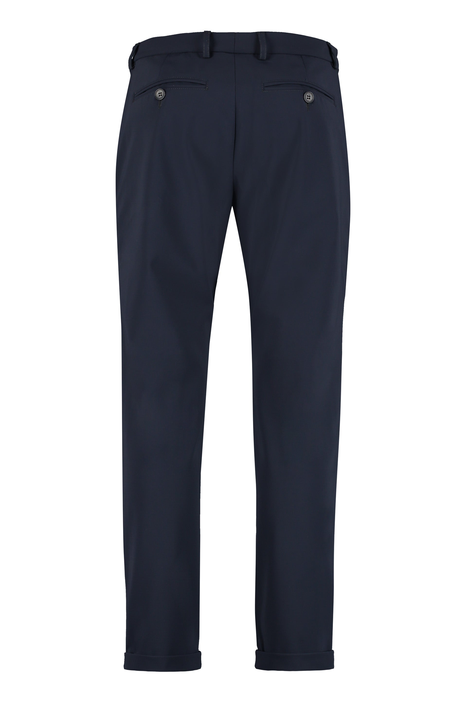 THE (ALPHABET) Tailored Trousers for Men - Mini Cuffed Hem