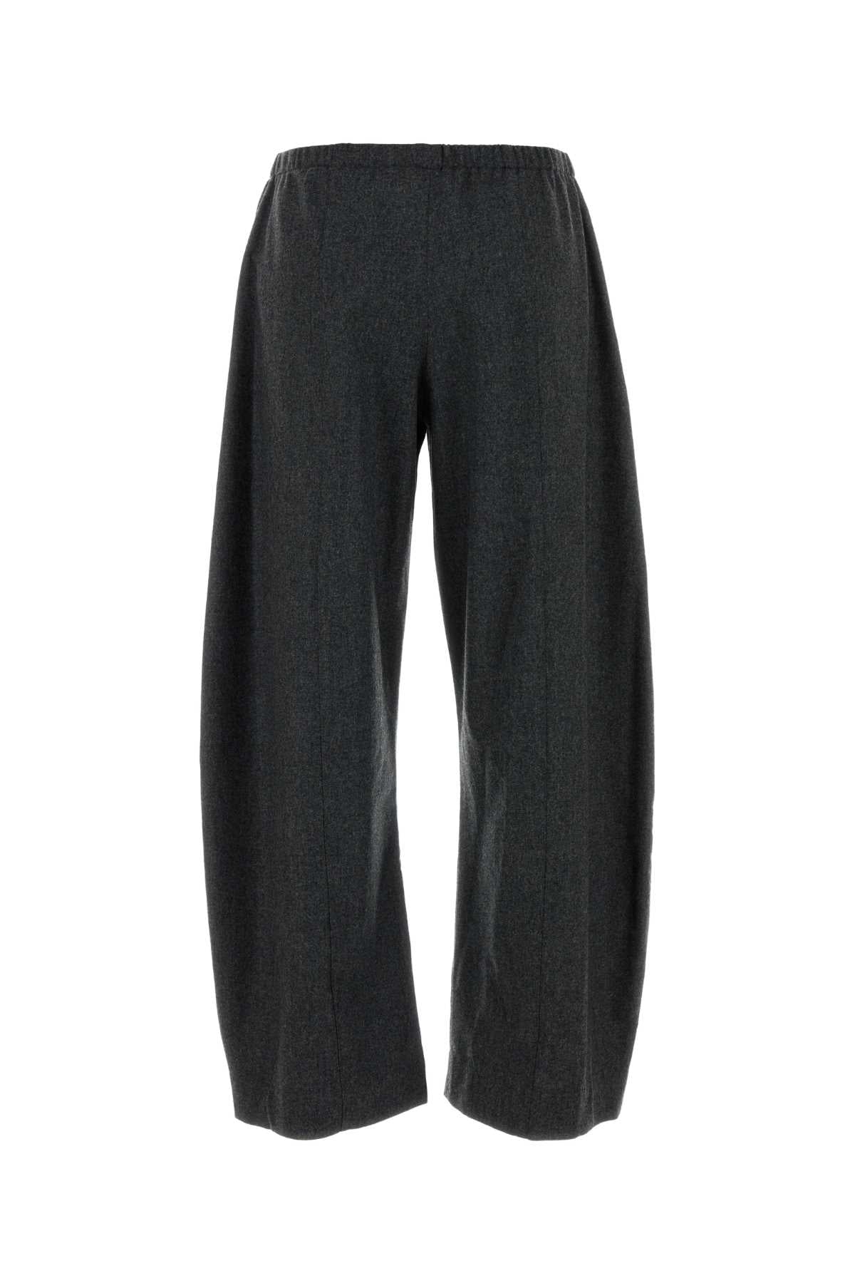 KHAITE Wool Blend Wide-Leg Clover Pant