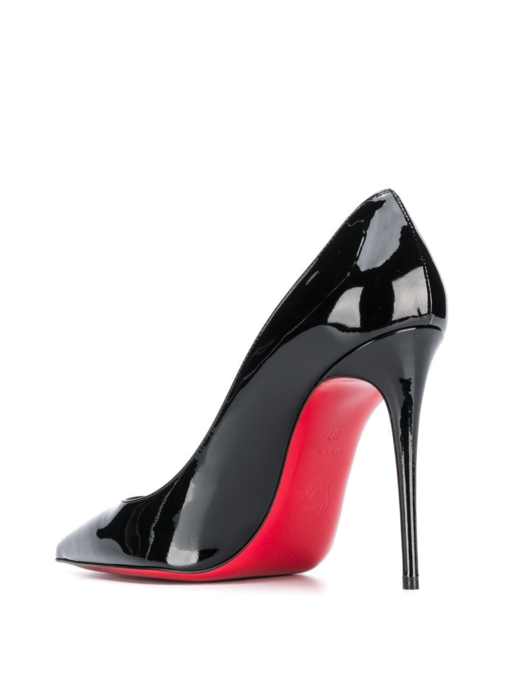 CHRISTIAN LOUBOUTIN Elegant Patent Leather Pump Shoes for Women