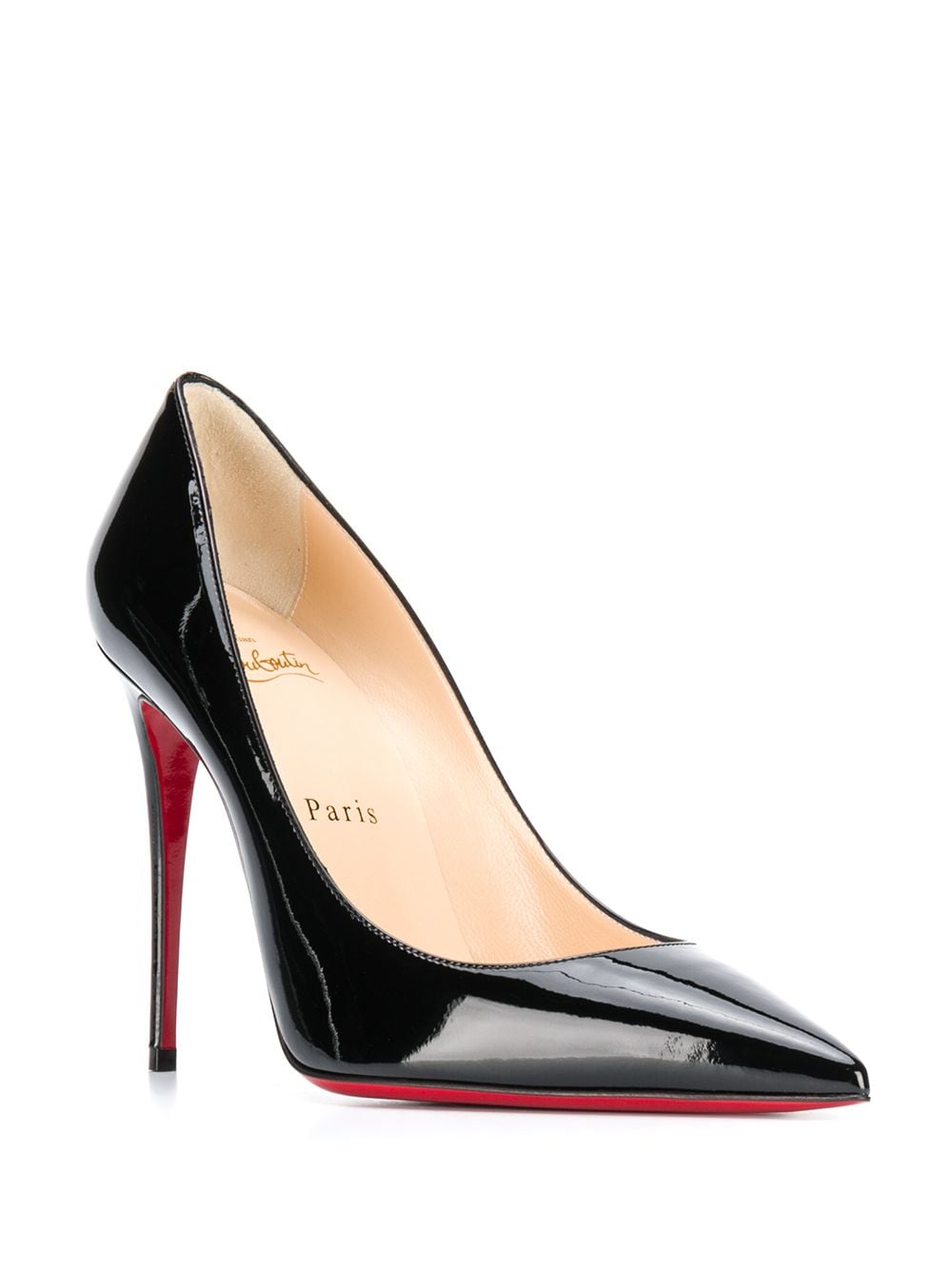 CHRISTIAN LOUBOUTIN Elegant Patent Leather Pump Shoes for Women