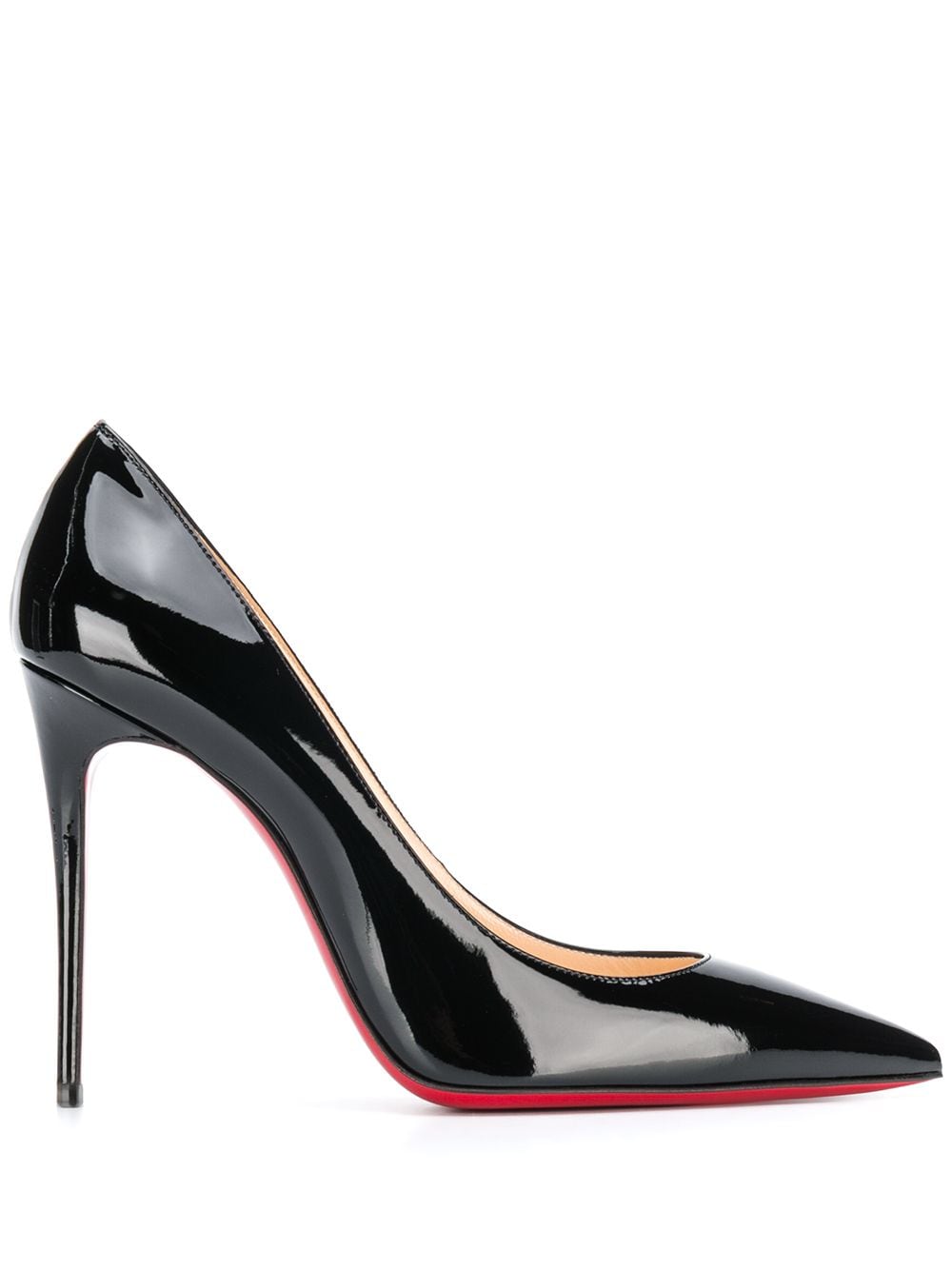 CHRISTIAN LOUBOUTIN Elegant Patent Leather Pump Shoes for Women