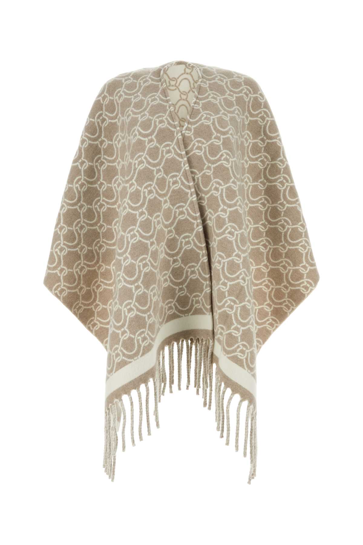 Ferragamo Embroidered Wool Cape for Women