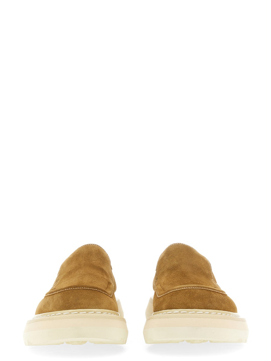 PREMIATA Premium Leather Loafer with 5 cm Rubber Sole