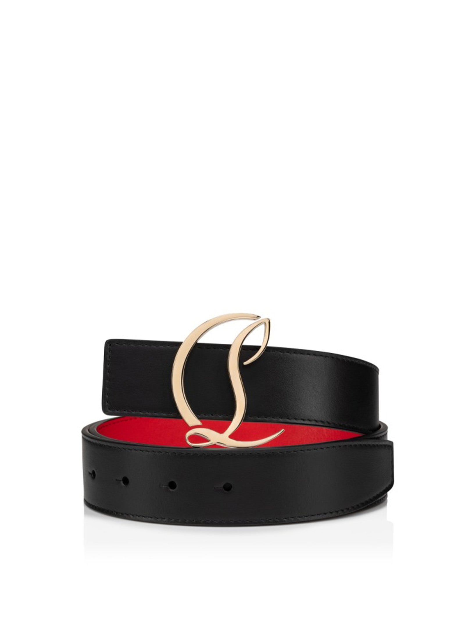 CHRISTIAN LOUBOUTIN Luxurious 100% Leather Belt for Women