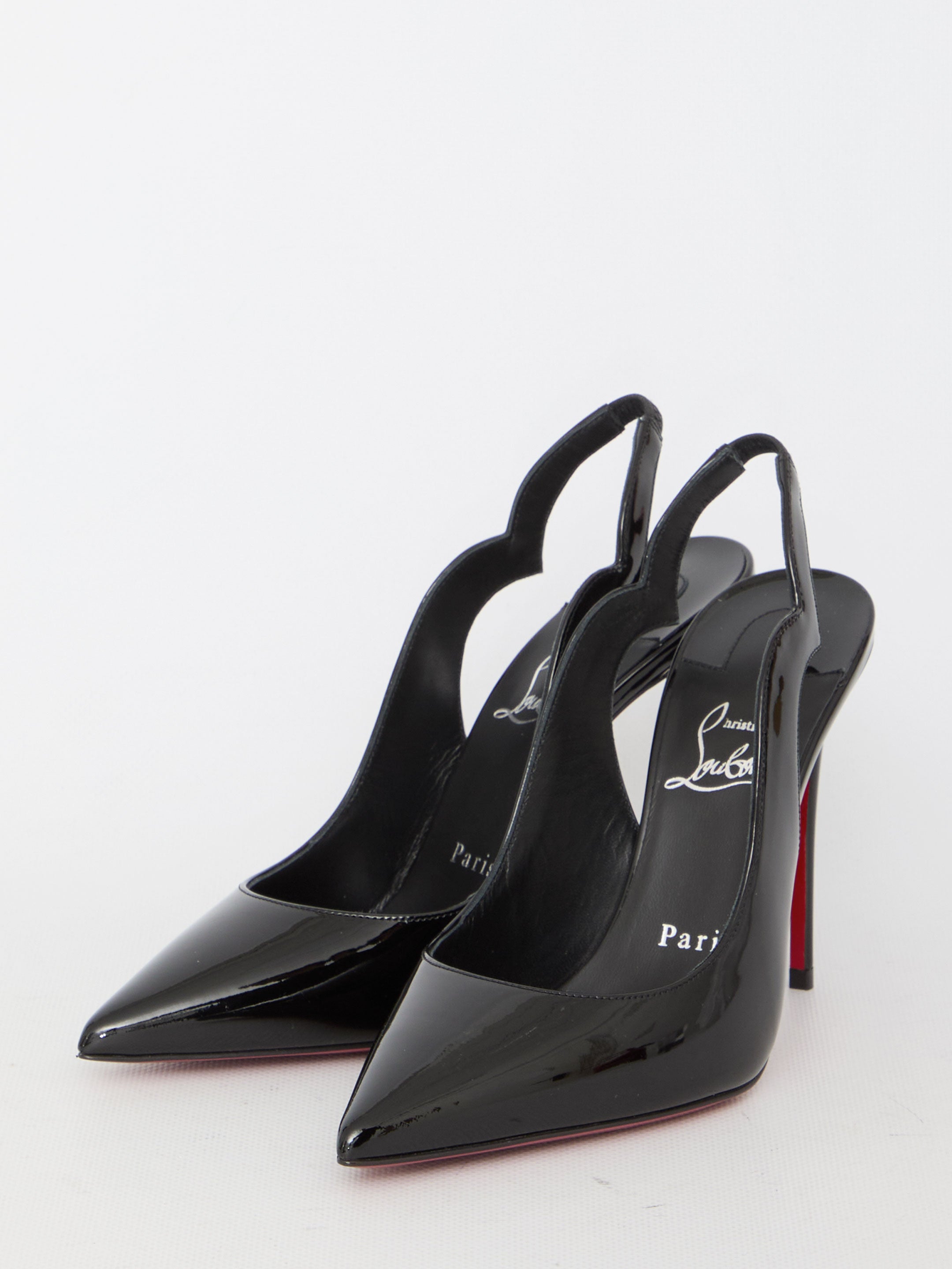 CHRISTIAN LOUBOUTIN Hot Chick Sling Pumps 10CM Heel
