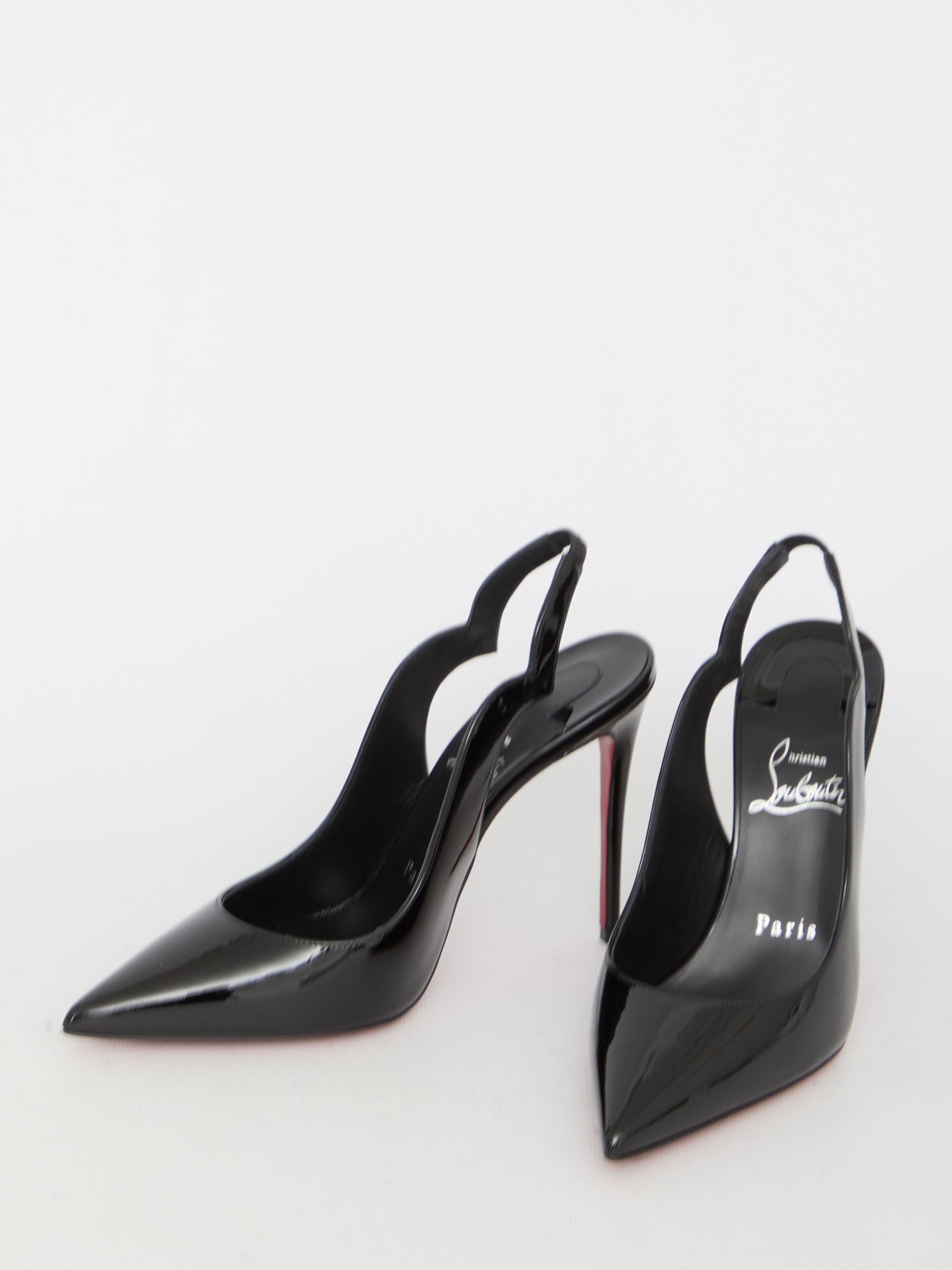 CHRISTIAN LOUBOUTIN Hot Chick Sling Pumps 10CM Heel