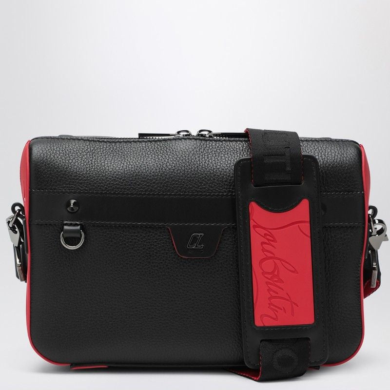 CHRISTIAN LOUBOUTIN Mini Grained Leather Shoulder Handbag