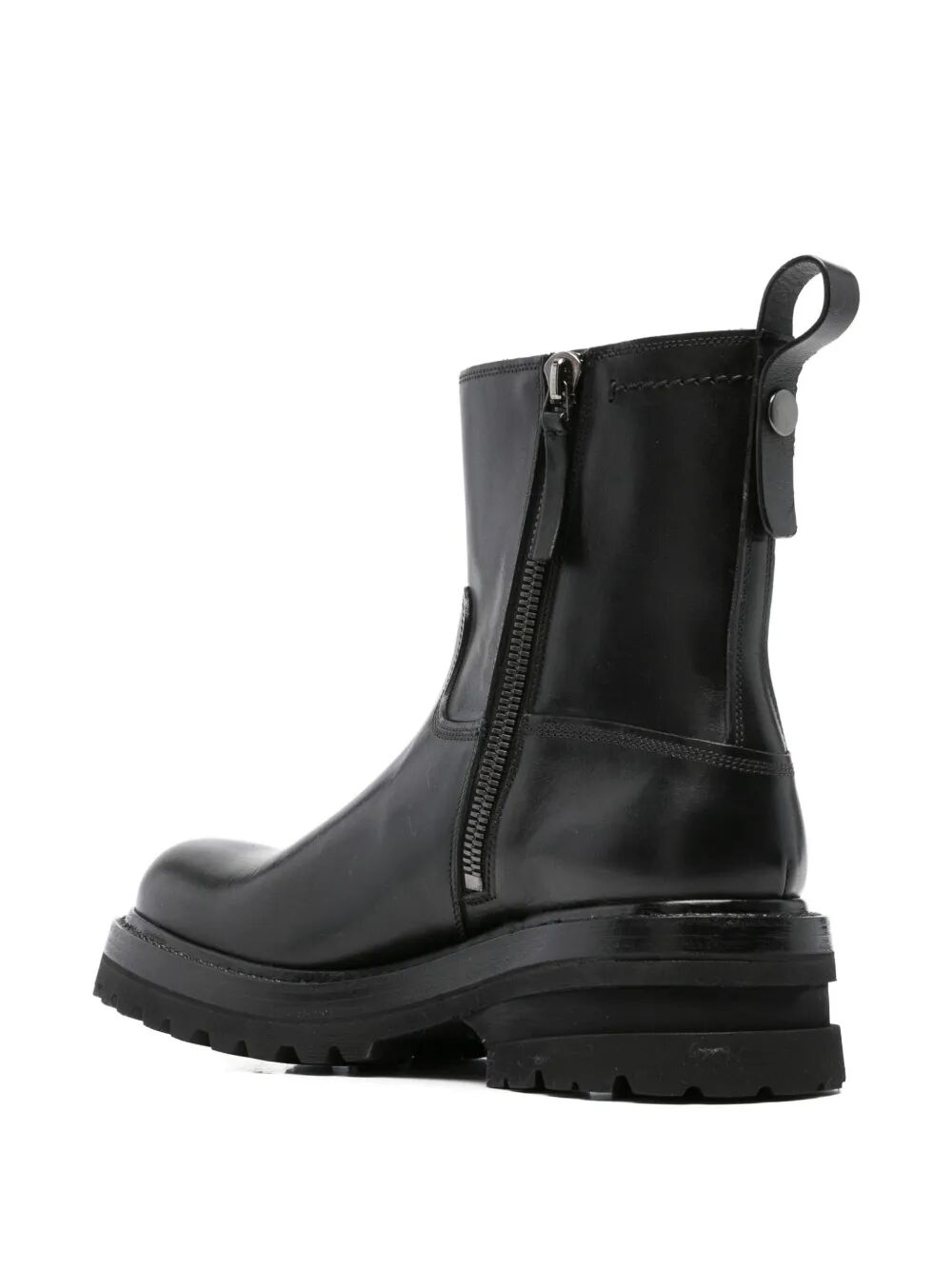 PREMIATA Men's Leather Ankle Boots with Zip