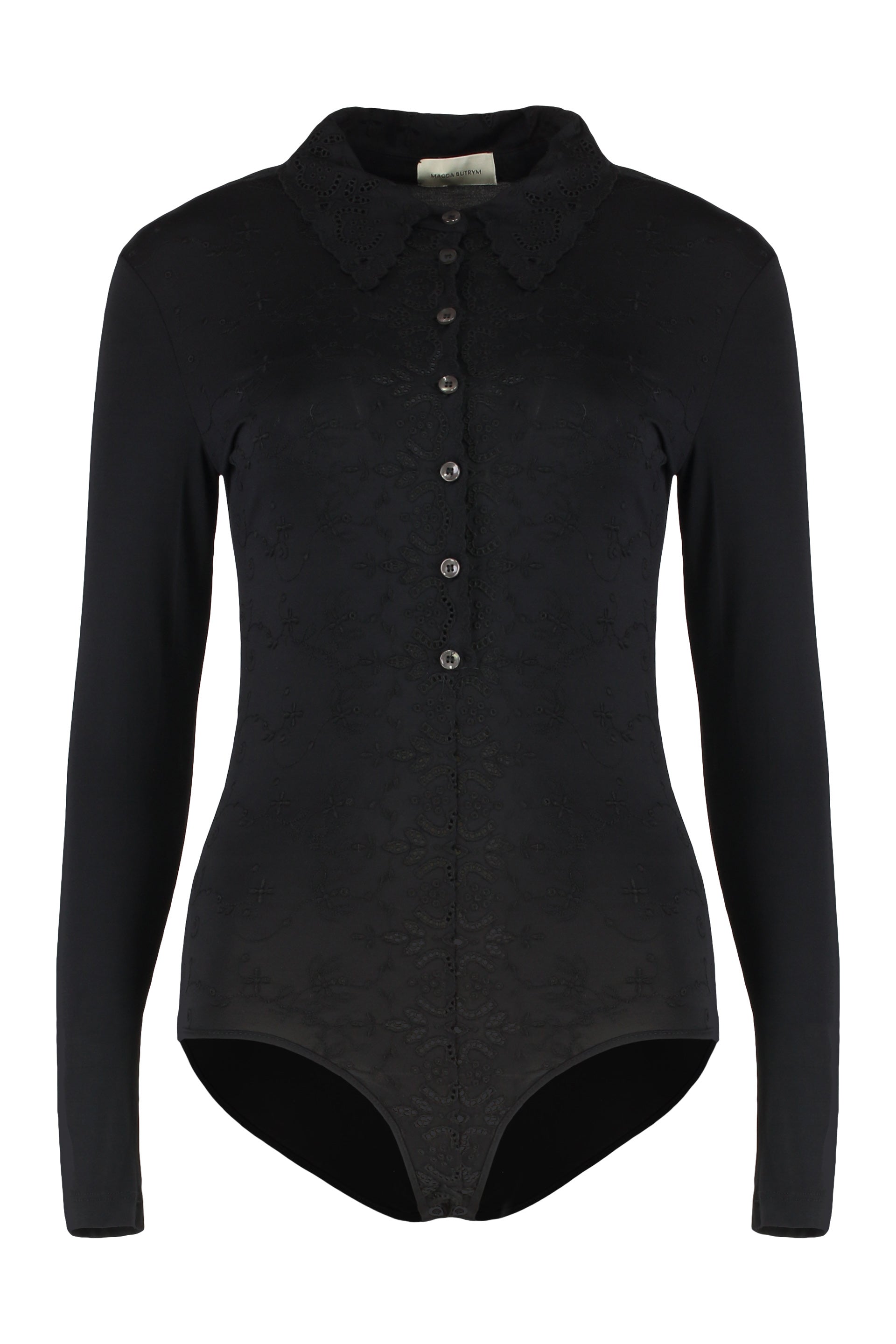MAGDA BUTRYM Viscose Front Embroidered Bodysuit
