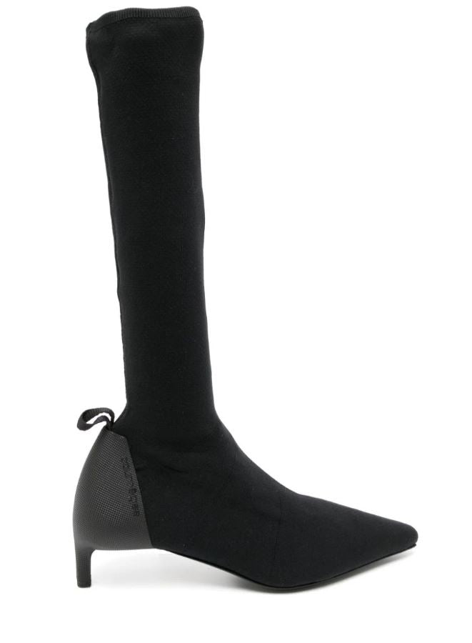 COURREGÈS Chic Fabric Ankle Boots for Women