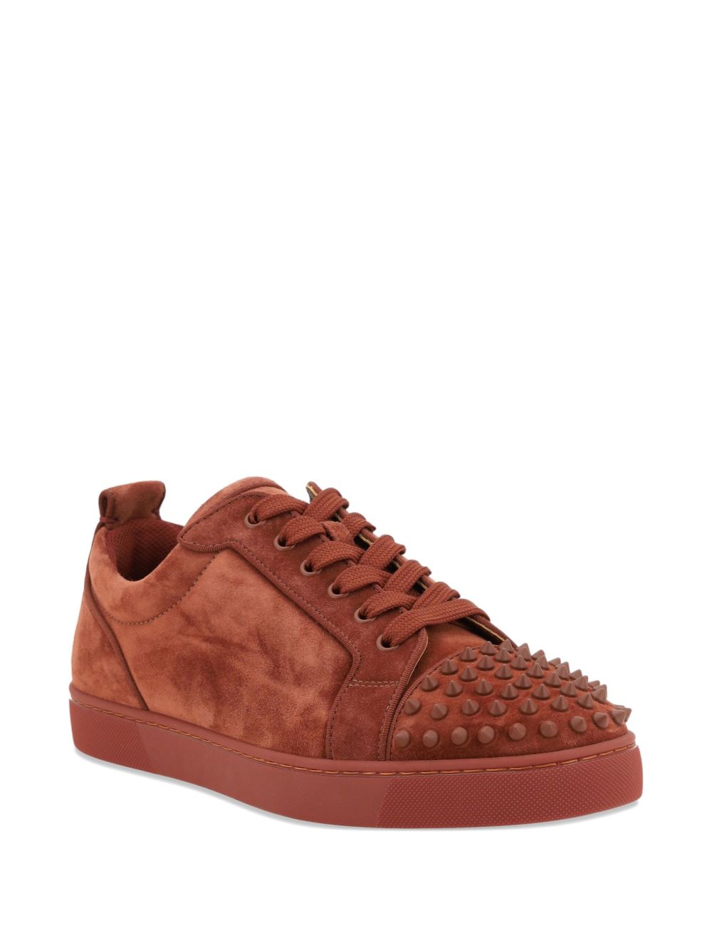 CHRISTIAN LOUBOUTIN Men's Lace-Up Fabric Sneakers with Padded Ankle Support
