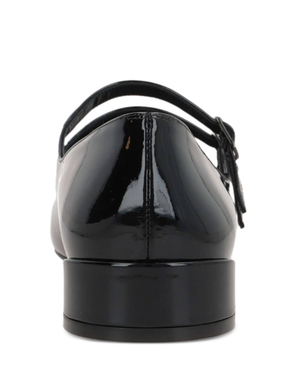 CHRISTIAN LOUBOUTIN Patent Leather Flat Shoes with Buckle Fastening