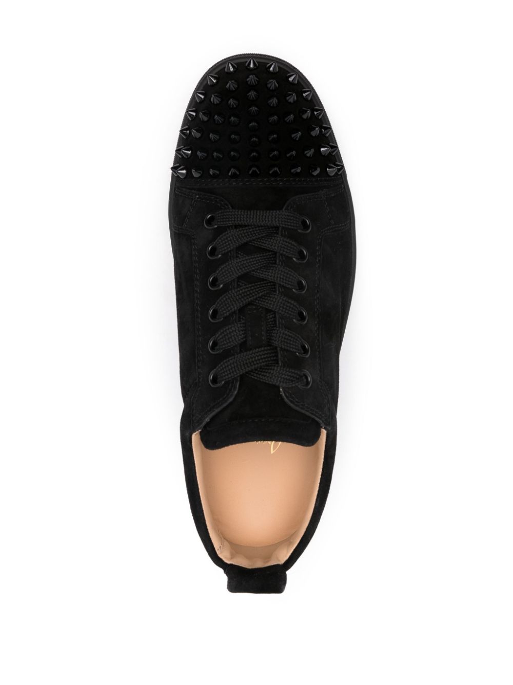 CHRISTIAN LOUBOUTIN Fabric Panelled Sneakers with Stud Detailing