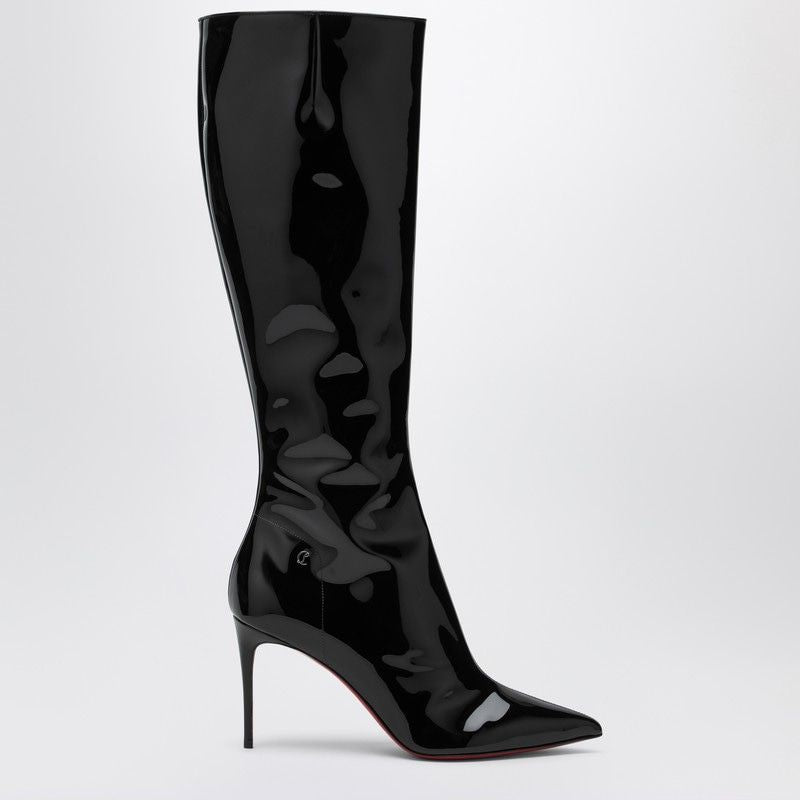 CHRISTIAN LOUBOUTIN High Patent Leather Boot
