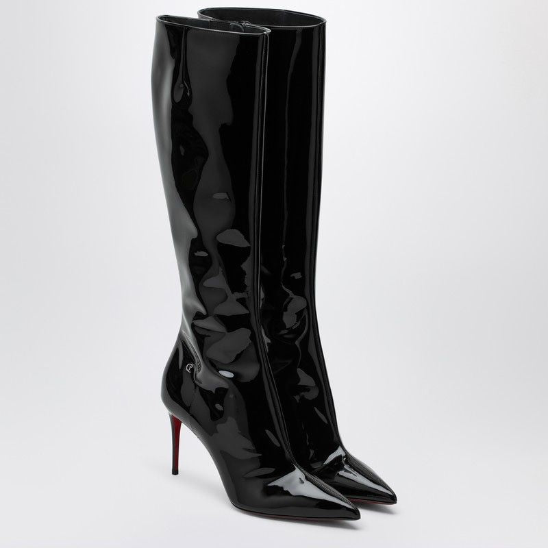CHRISTIAN LOUBOUTIN High Patent Leather Boot