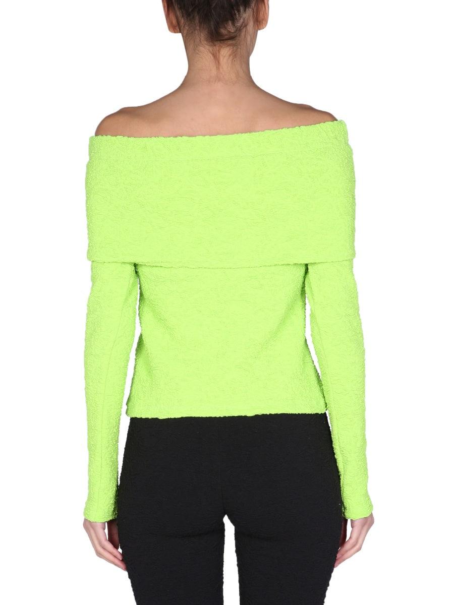 MSGM Boat Neck Mini Top