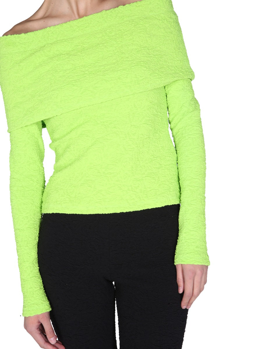 MSGM Boat Neck Mini Top