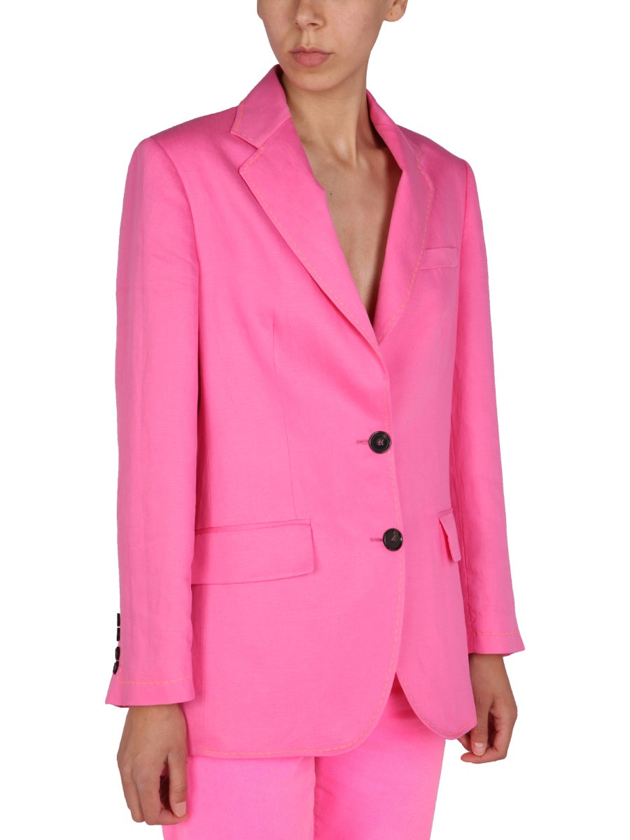 MSGM Single-Breasted Mini Jacket for Women