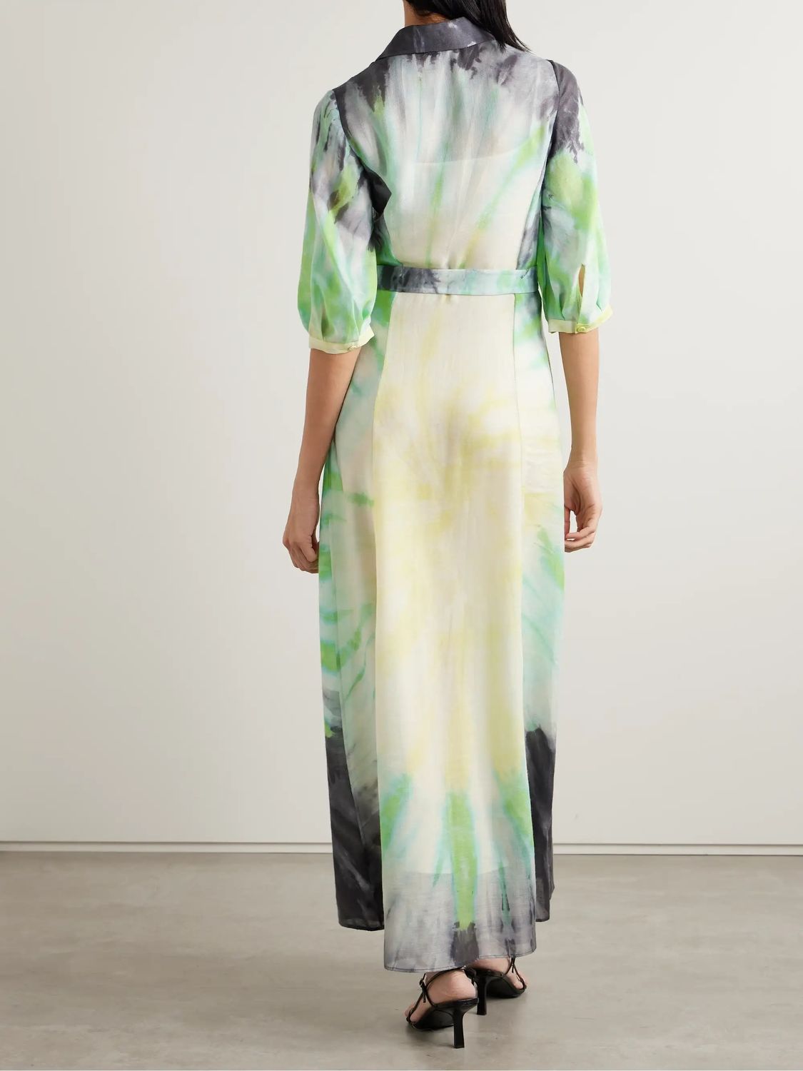 GABRIELA HEARST Mini Dress with Cashmere and Silk Blend
