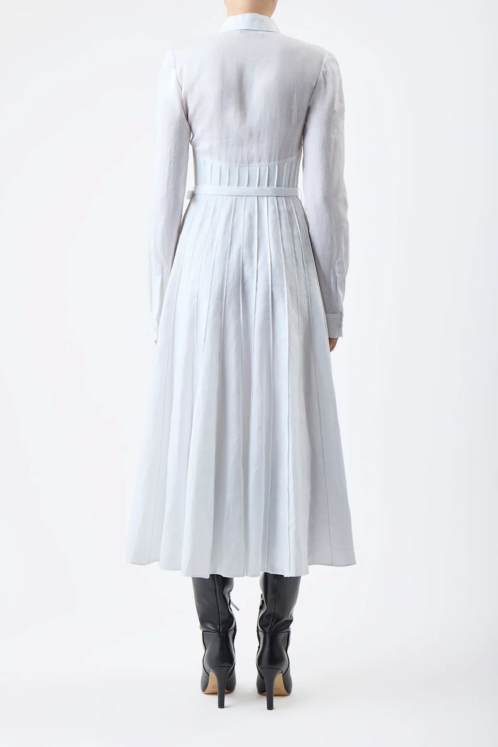GABRIELA HEARST Pleated Mini Dress