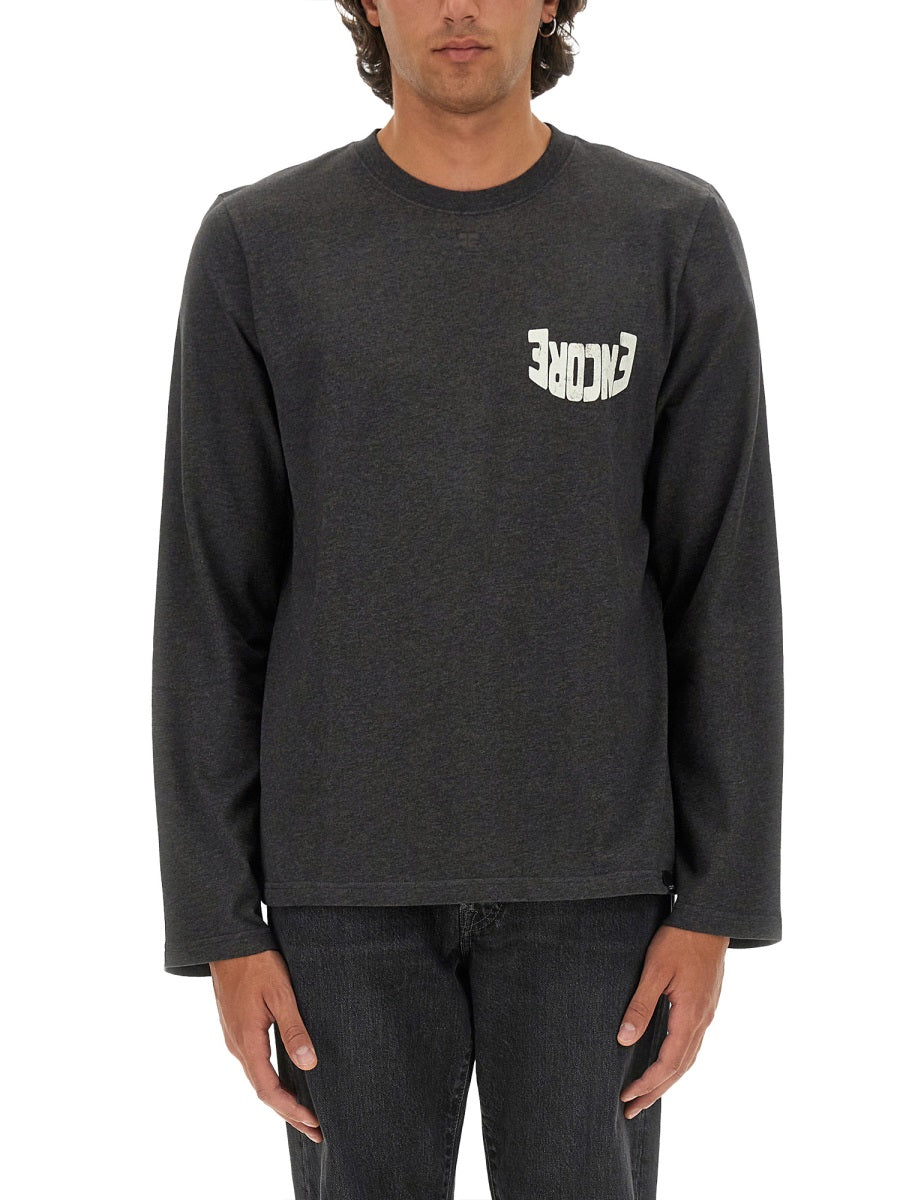 COURREGÈS Logo T-Shirt - Regular Fit (Size L)