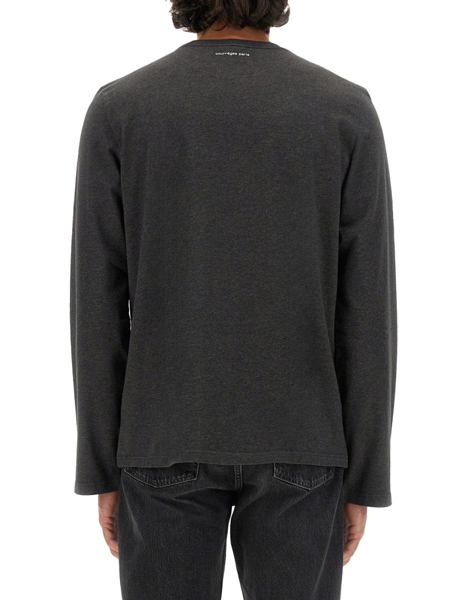 COURREGÈS Logo T-Shirt - Regular Fit (Size L)