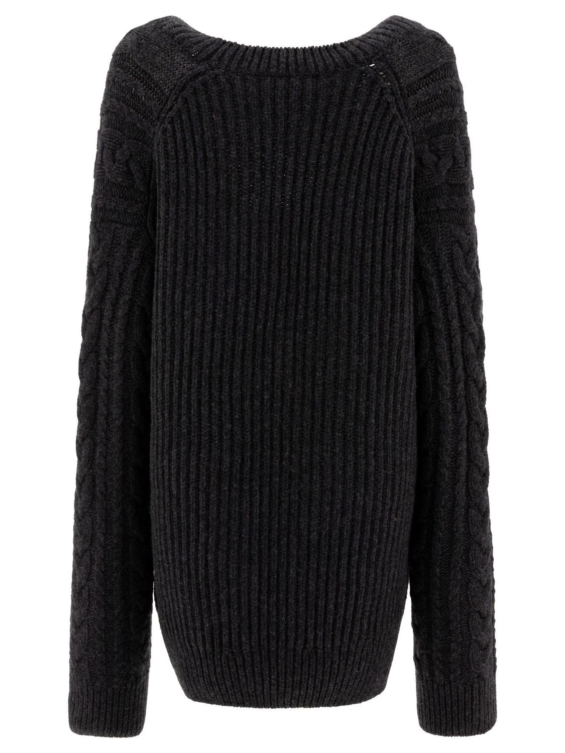 CECILIE BAHNSEN Relaxed Fit Long Sleeve Sweater