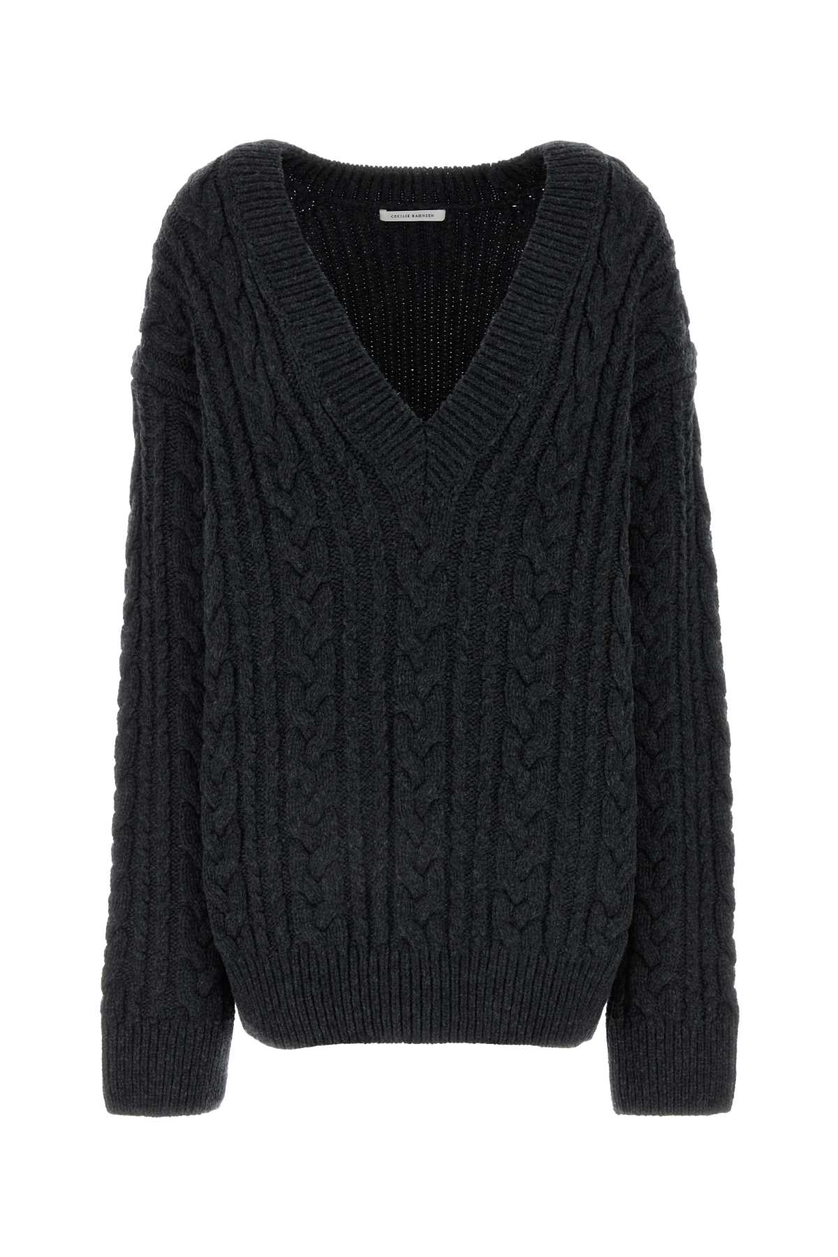 CECILIE BAHNSEN Oversized Fisherman Knit Sweater