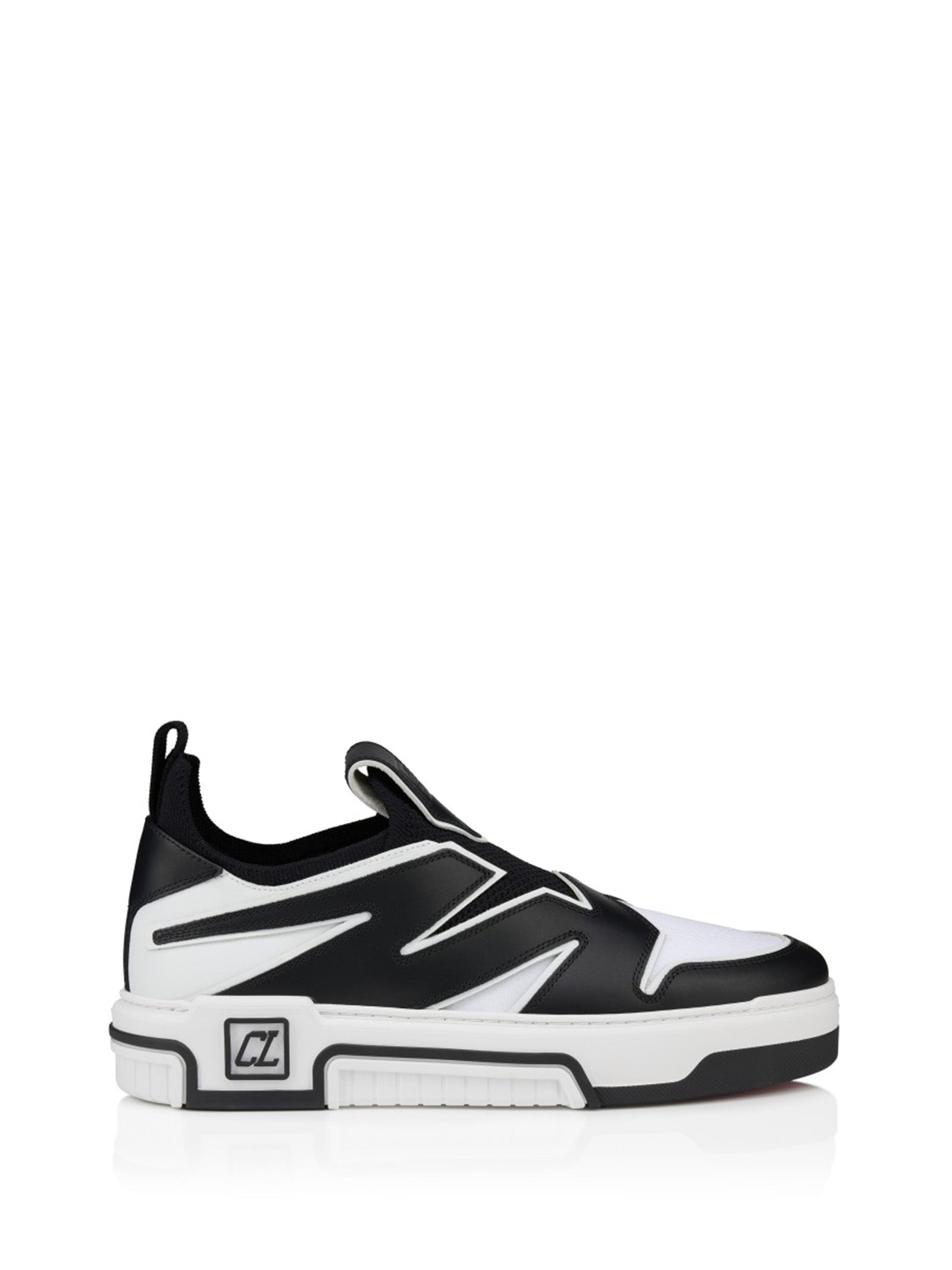 CHRISTIAN LOUBOUTIN Astroflash Calfskin and Fabric Sneakers for Men