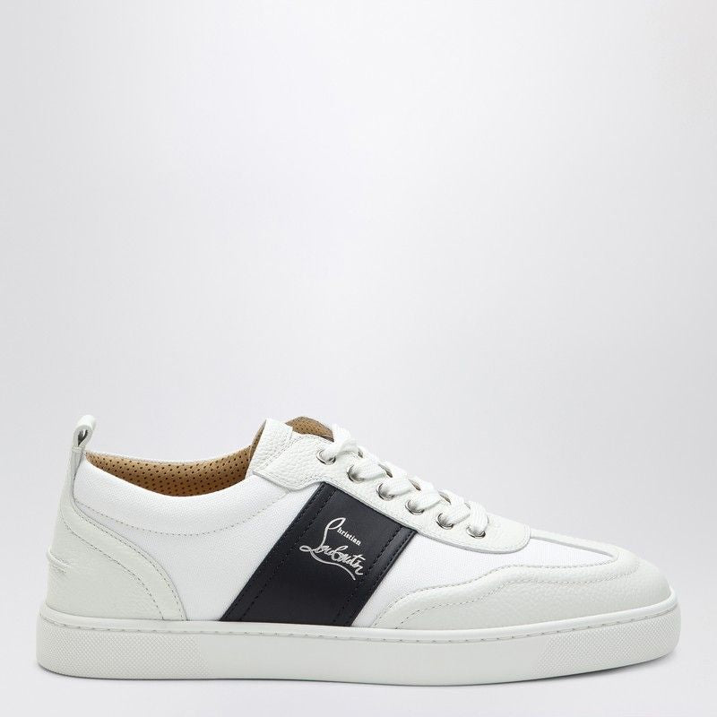CHRISTIAN LOUBOUTIN Men's Luxe Round Toe Lace-Up Sneakers