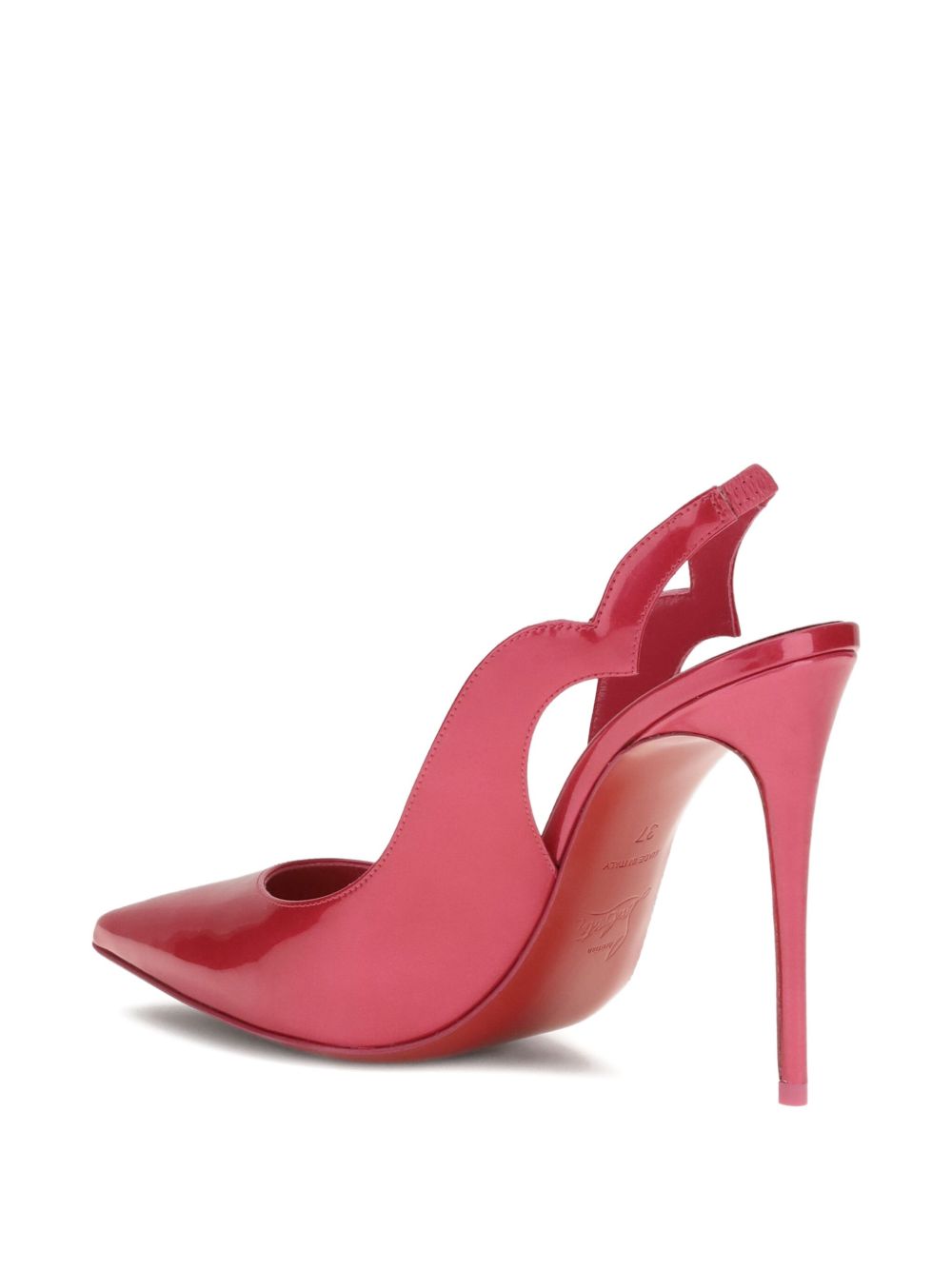 CHRISTIAN LOUBOUTIN Slingback Stiletto Pump with Cut-Out Detail