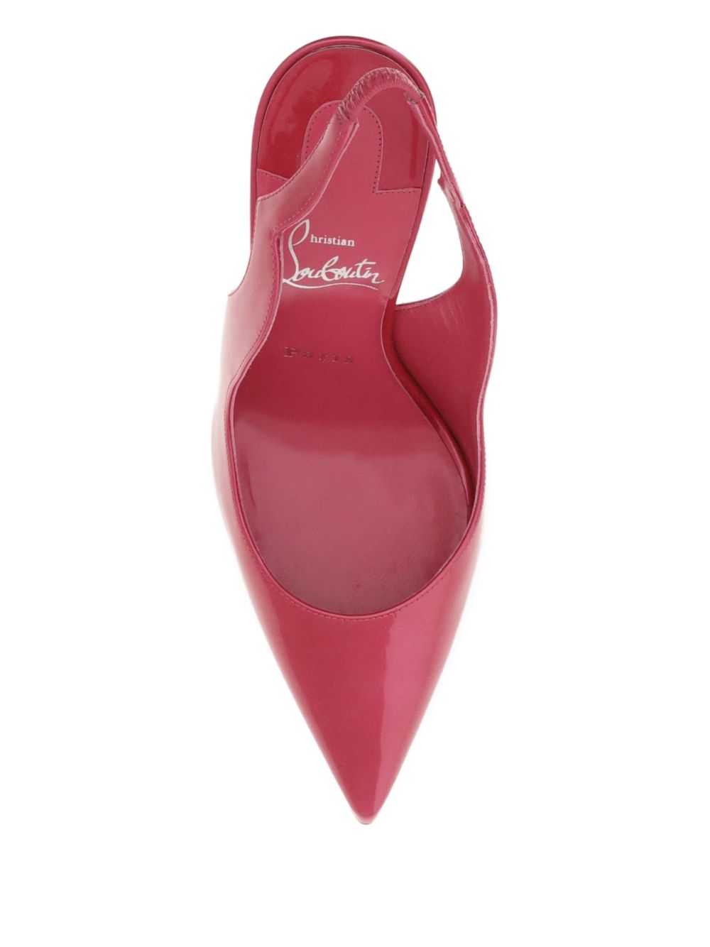 CHRISTIAN LOUBOUTIN Slingback Stiletto Pump with Cut-Out Detail