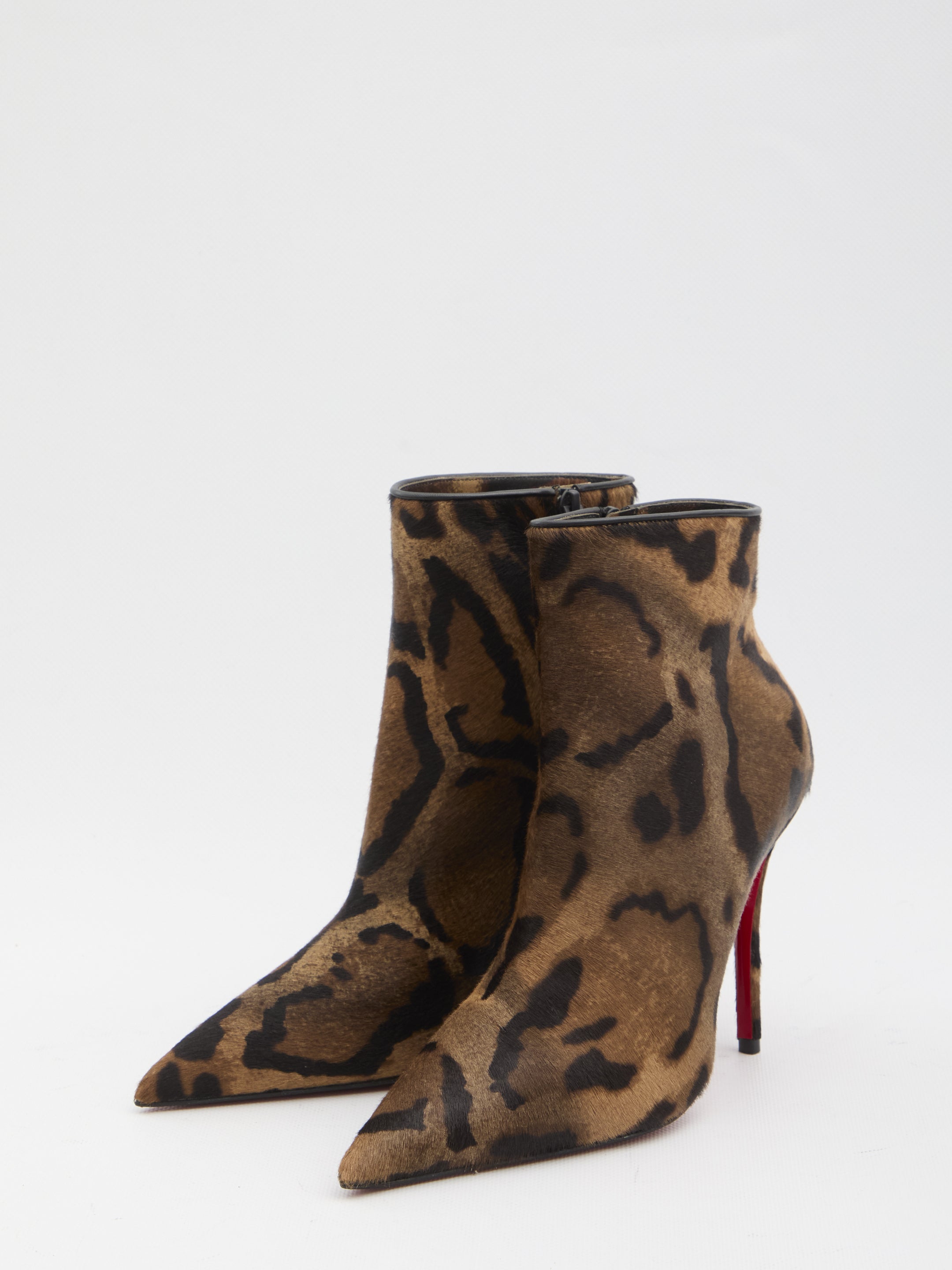 CHRISTIAN LOUBOUTIN Ankle Booties with Tapered Silhouette and Stiletto Heel - Size ITA