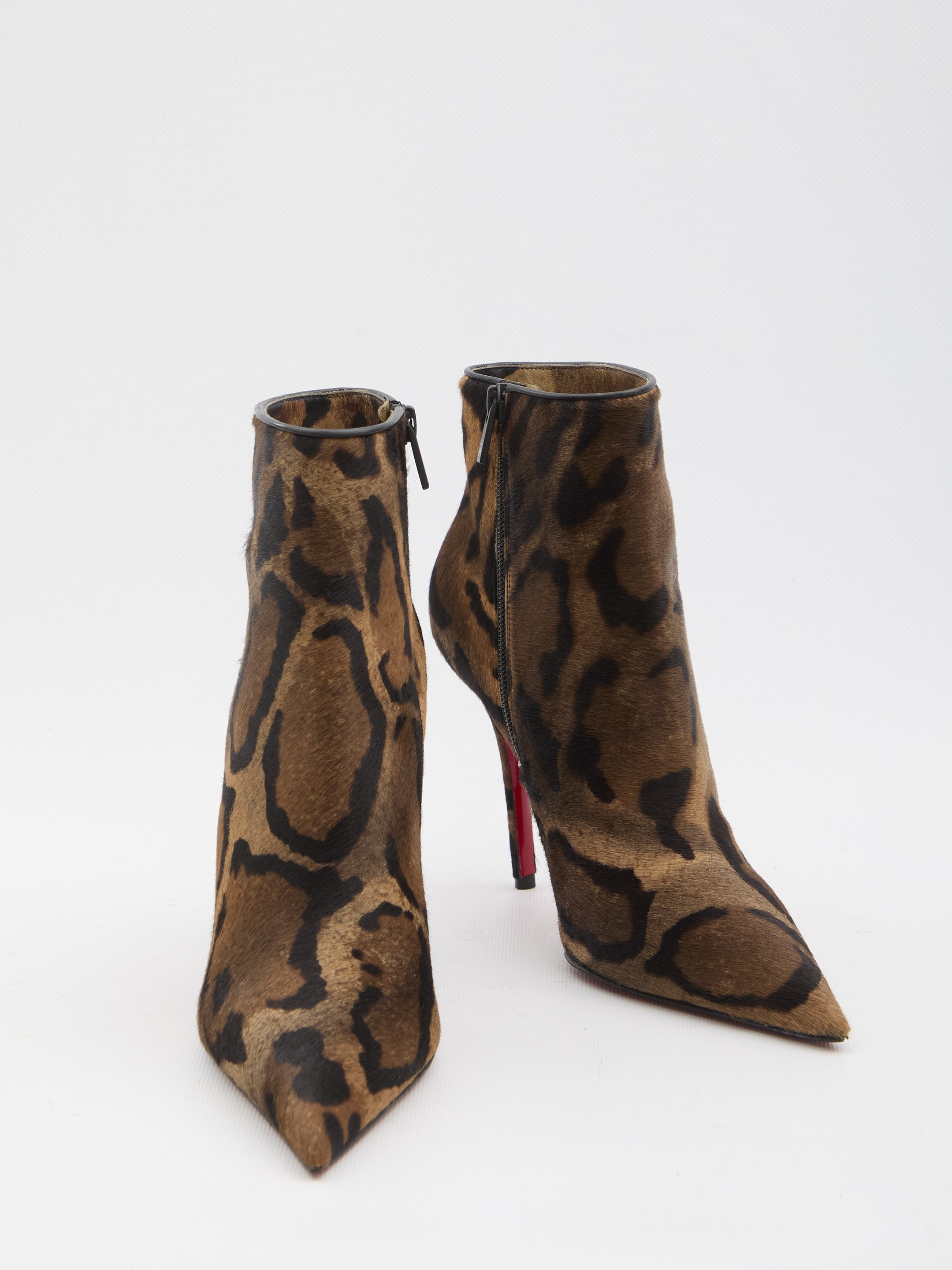 CHRISTIAN LOUBOUTIN Ankle Booties with Tapered Silhouette and Stiletto Heel - Size ITA