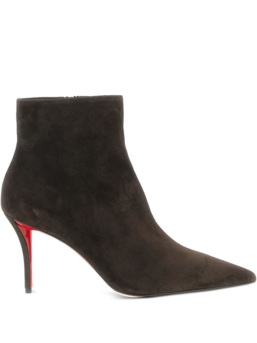 CHRISTIAN LOUBOUTIN 100% Leather-Suede Stiletto Heels