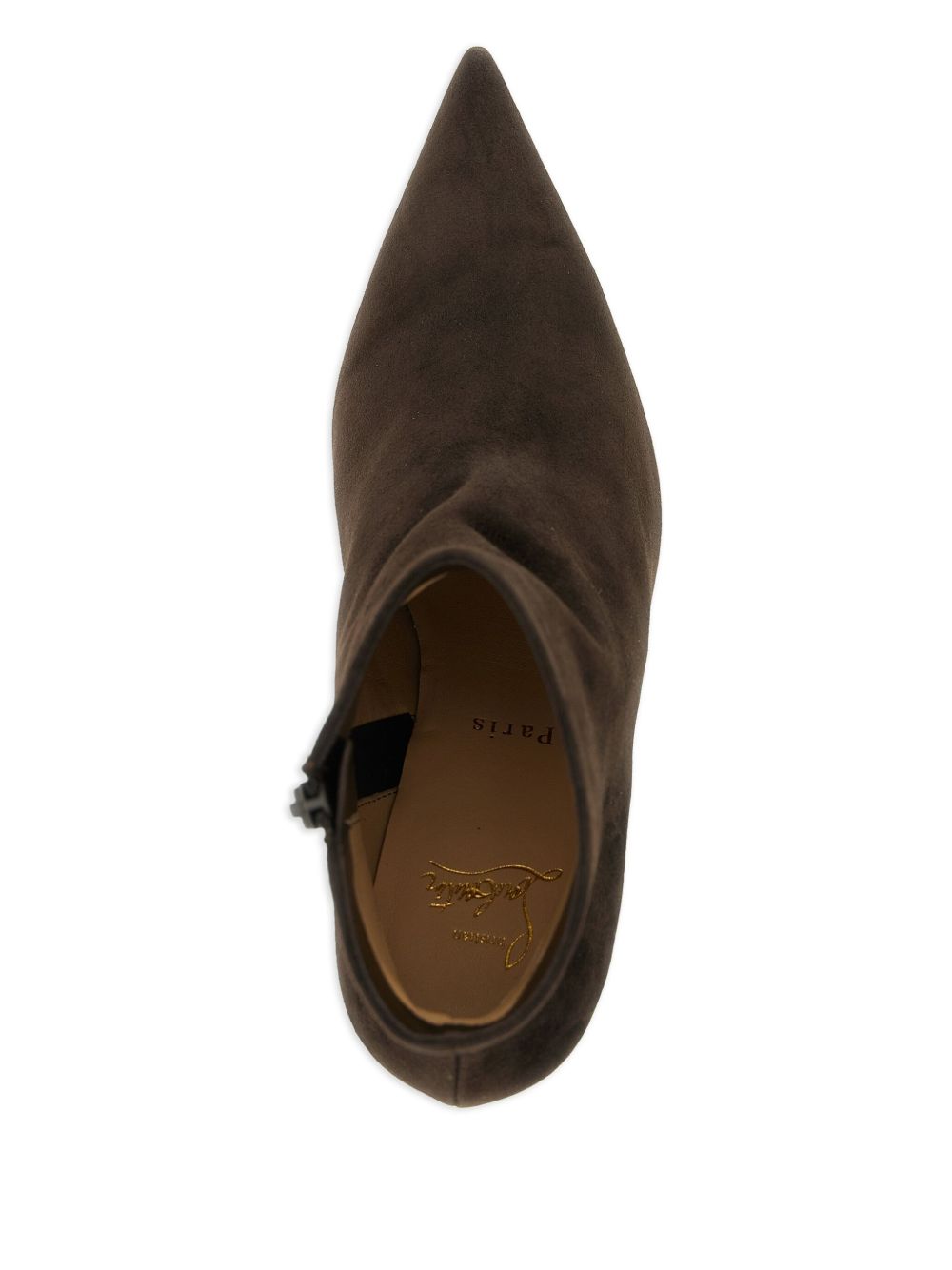 CHRISTIAN LOUBOUTIN 100% Leather-Suede Stiletto Heels