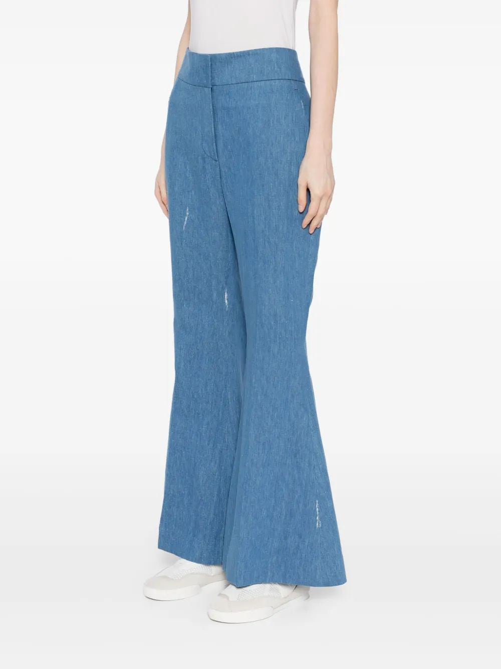 GABRIELA HEARST Flared Marsh Pants in Women's Size
