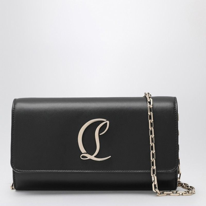 CHRISTIAN LOUBOUTIN Mini Shoulder Handbag with Flap and Chain Strap