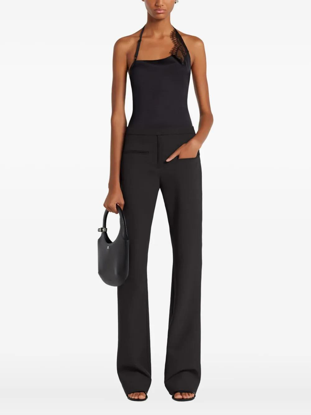COURREGÈS Lace Asymmetrical Top