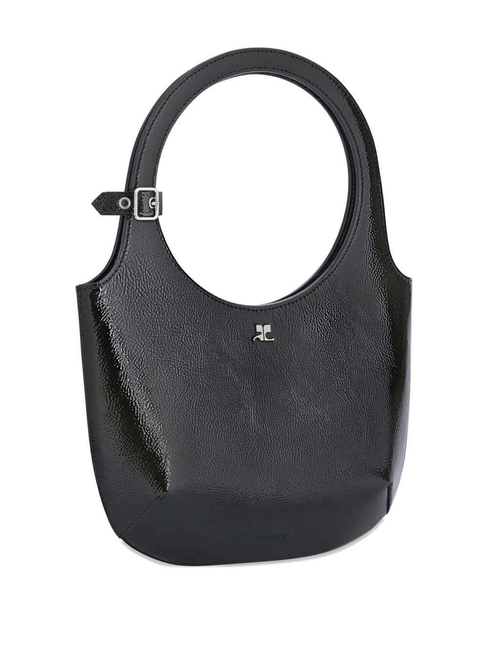 COURREGÈS Curved Vegan Leather Handbag