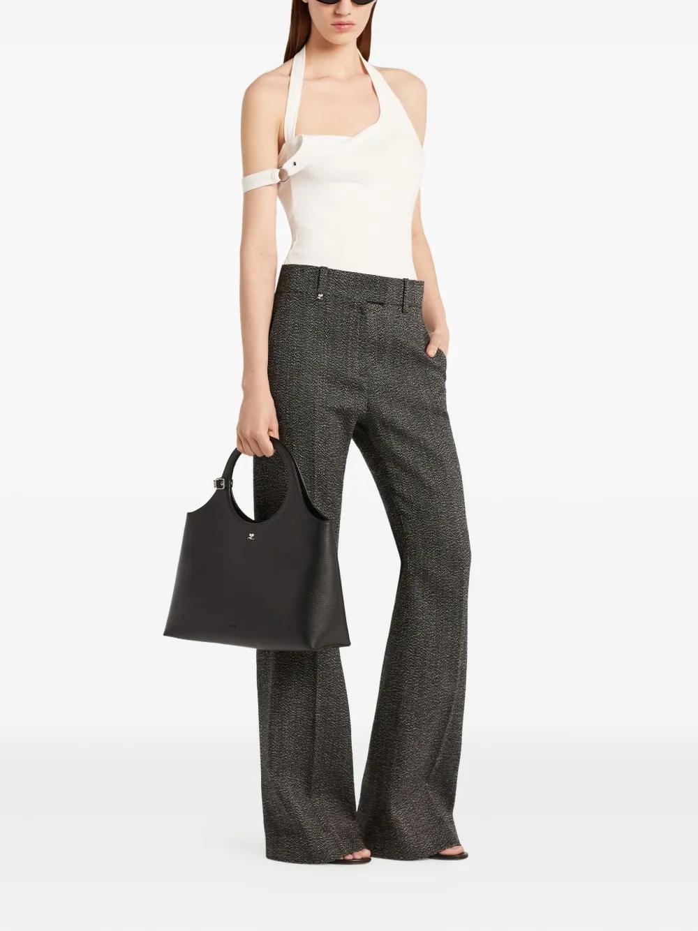 COURREGÈS Holy Day Leather Mini Shoulder Handbag