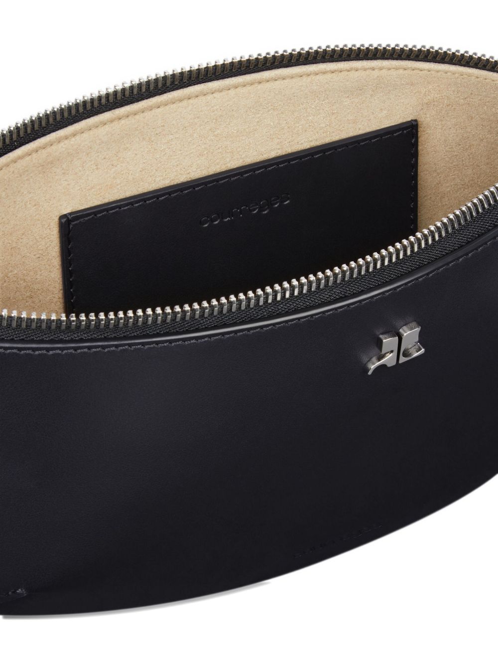 COURREGÈS Mini Leather Shoulder Handbag