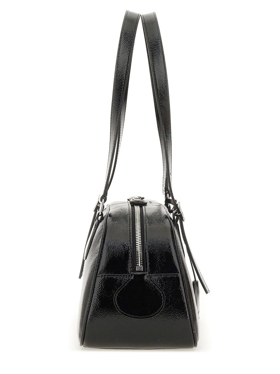 COURREGÈS Medium Naplack Handbag