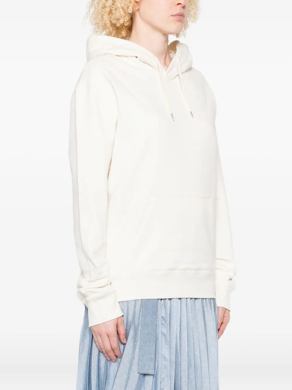 COURREGÈS Embroidered Oversized Hoodie for Women