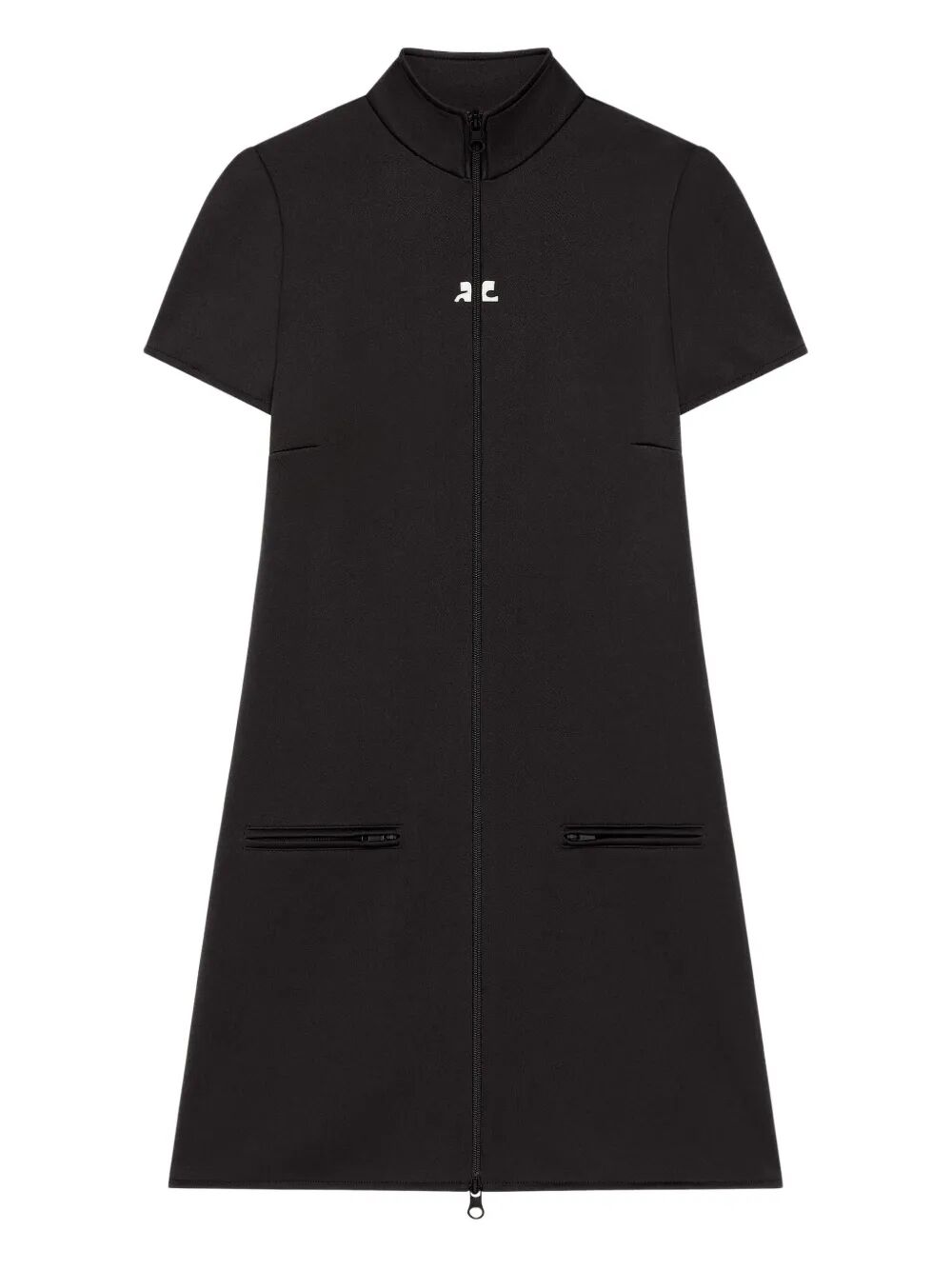 COURREGÈS Interlock Tracksuit Mini Dress